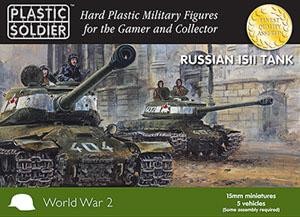 Plastic Soldier 15mm WW2 Soviet IS-2 Tank (für FoW)