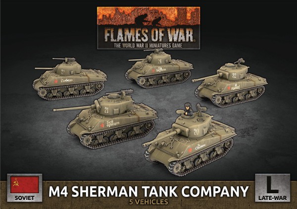 Flames of War SU: M4 Sherman Tank Company