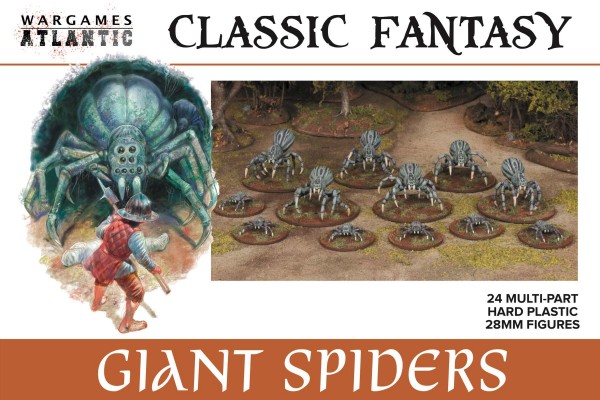 Wargames Atlantic: Giant Spiders (x24 Plastic)