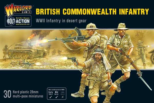 Bolt Action: British Commonwealth Infantry (x30 plastic)