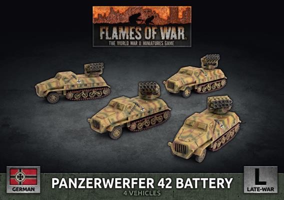 Flames of War Panzerwerfer 42 Battery (x4)