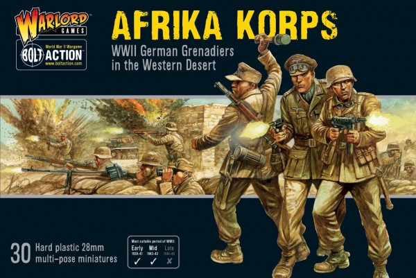 Afrika Korps Infantry Box (Plastik)