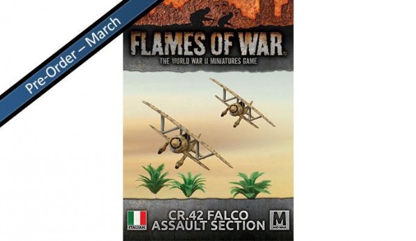 Flames of War IT: Italian Falco CR42 Flight ( x 2 )