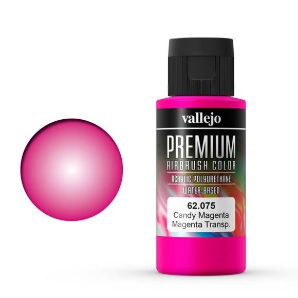 Vallejo Premium: Candy Magenta (Polyu.) (60ml)