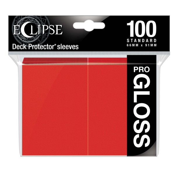 Standard Deck Gloss Eclipse - Apple Red (100 Sleeves)