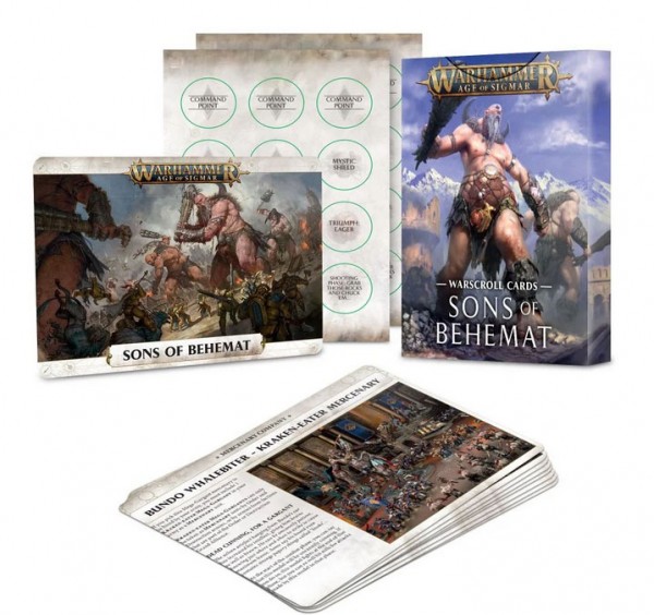 Sons of Behemat: Warscroll cards (english)