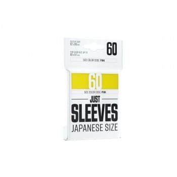 Just Sleeves - Japanese Size Yellow (60 Sleeves)
