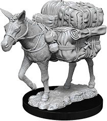 Pack Mule Pathfinder Deep Cuts Unpainted Miniatures NEW 