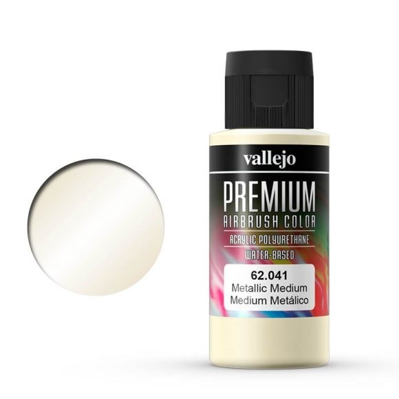Vallejo Premium: Metallic Medium (Polyu.) (60ml)