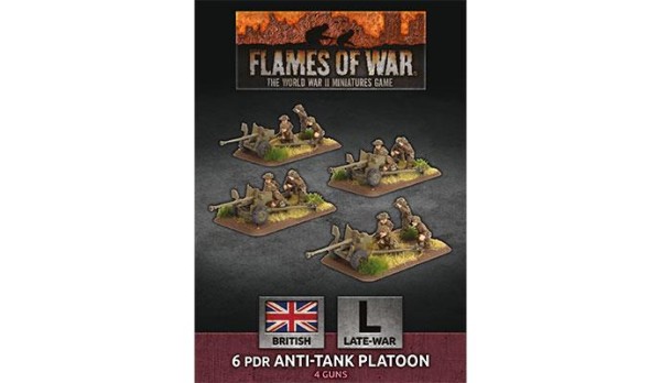 Flames of War BR: 6pdr AT-Platoon (Plastic)