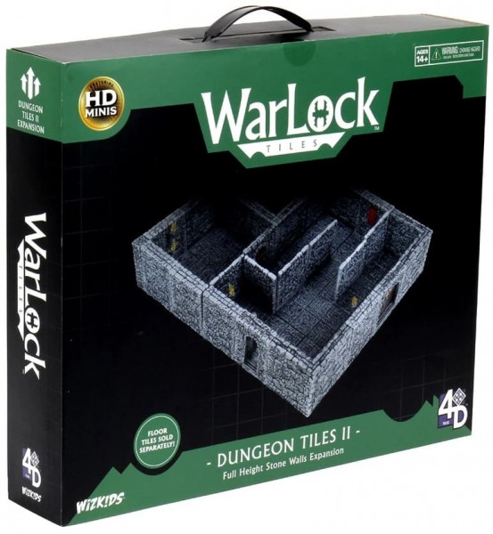 Dungeon Tiles II - Full Height Stone Walls Expansion - Warlock Tiles