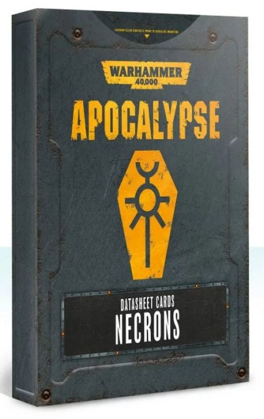 Apocalypse D/Sheets Necrons (engl.)