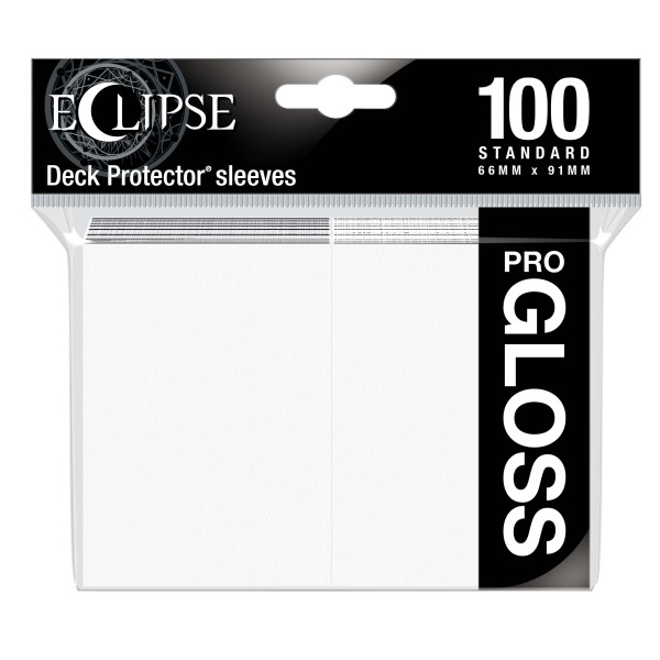 Standard Deck Gloss Eclipse - Arctic White (100 Sleeves)