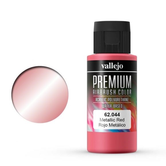 Vallejo Premium: Metallic Red (Polyu.) (60ml)