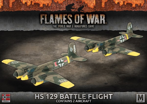 Flames of War GE: HS 129 Battle Flight (x2)