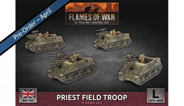Flames of War BR: Priest Field Troop (x4 Plastic)