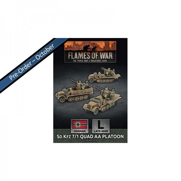 Flames of War GE: LW SdKfz 7/1 Quad AA Platoon (x3)