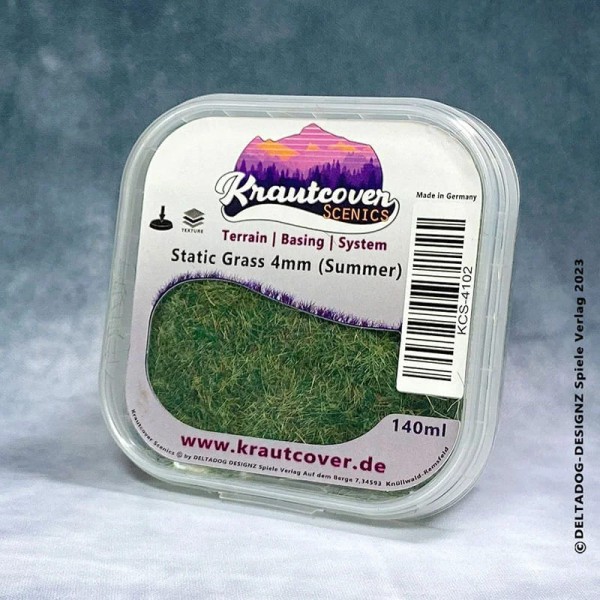 Krautcover Scenics: Static Grass Summer 4mm (140ml)