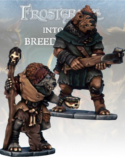 Gnoll Apothecary & Marksman (2) - Frostgrave