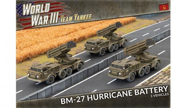 Team Yankee BM-27 Hurrican Battery (x3)