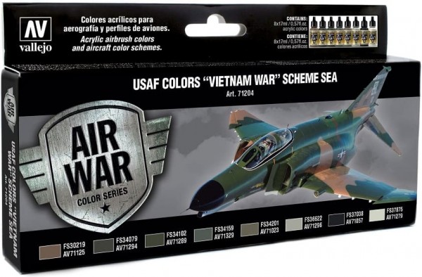 Model Air: Model Air Set USAF Colors "Vietnam War" Scheme SEA (8)