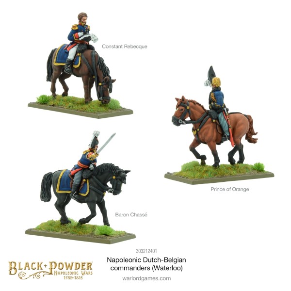 Black Powder Dutch Belgian Commanders