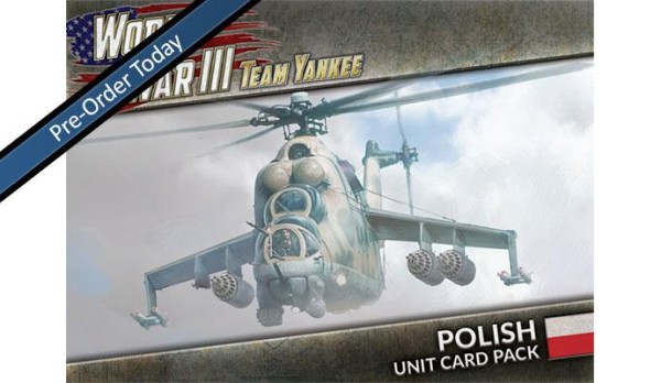Team Yankee Polish Unit Cards