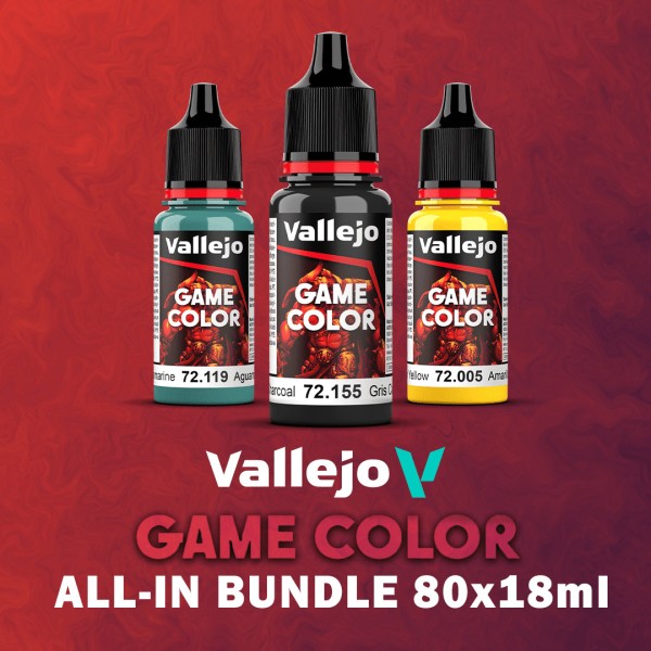 All-In Game Color Bundle 80x18 ml - Game Color