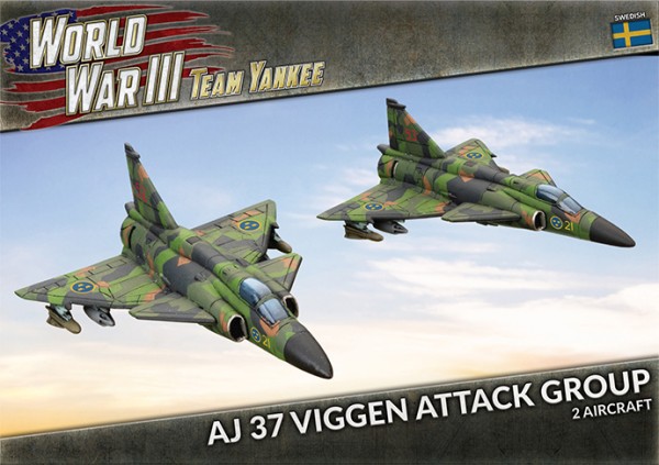 Team Yankee Nordic Forces AJ 37 Viggen Attack Group