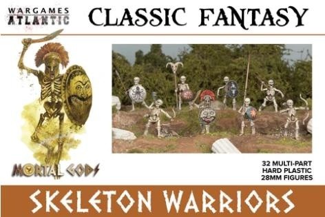 Wargames Atlantic: Skeleton Warrior (x32 Plastic)