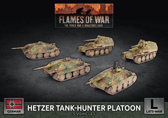 Flames of War Hetzer/Marder Tank-Hunter Platoon (x5)