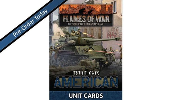 Bulge: American Unit Cards (EN)