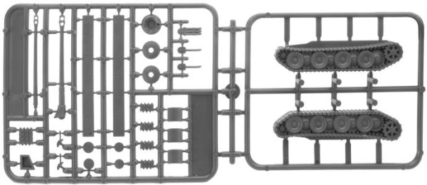 Flames of War: Plastic Panther Track Sprue (x1)