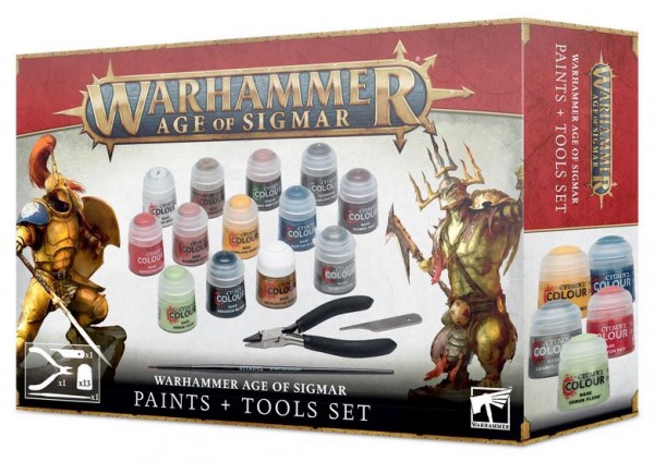 Age of Sigmar: AOS Paints + Tools