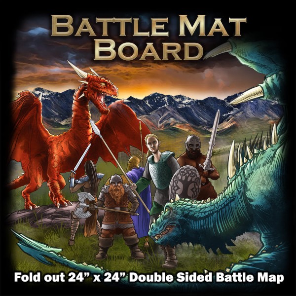 Battle Map Board - Grassland & Flagstone