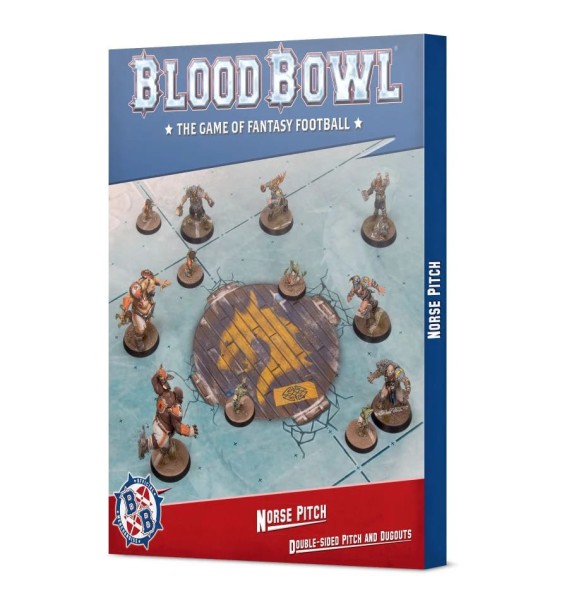 Blood Bowl Norse Team Pitch & Dugout