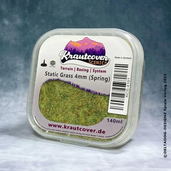 Krautcover Scenics: Static Grass Spring 4mm (140ml)