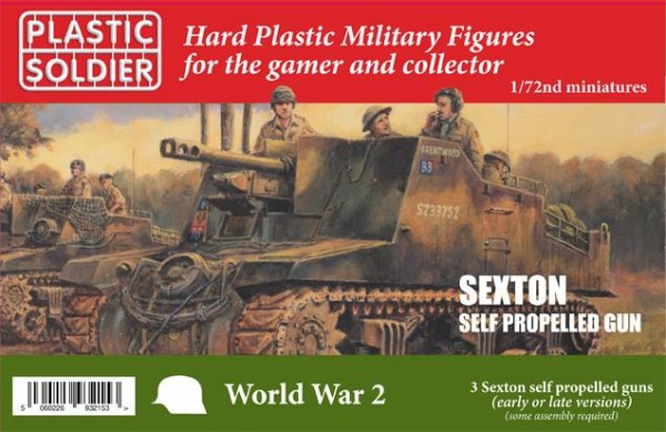 Plastic Soldier: 1/72 Sexton SPG (x3)