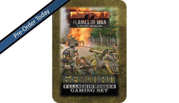 Flames of War: German Fallschirmjäger Gaming Tin Set