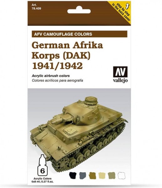 Model Air: Model Air Set AFV German Afrika Korps 1941/42 (DAK) Set (6)