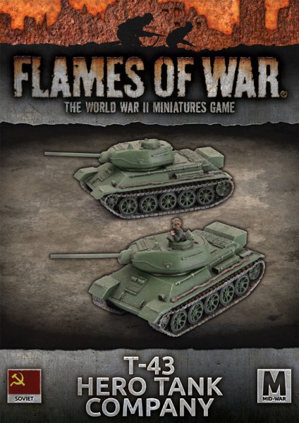 Flames of War SU: T-43 Tank Company (x2)