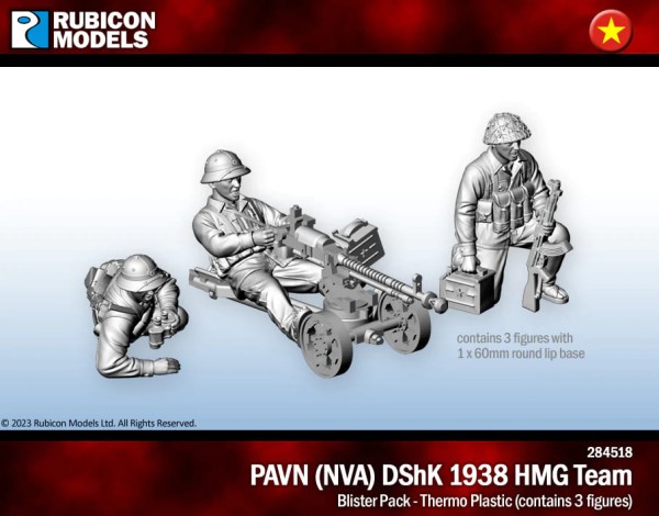 Vietnam War PAVN (NVA) DShK HMG Team