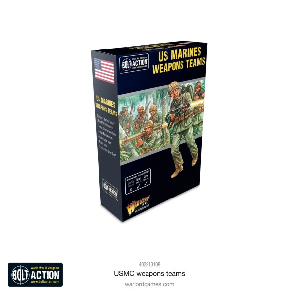 Bolt Action: US Marines Weapon Teams