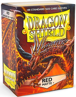Dragon Shield Matte: Rot (100 Stück)