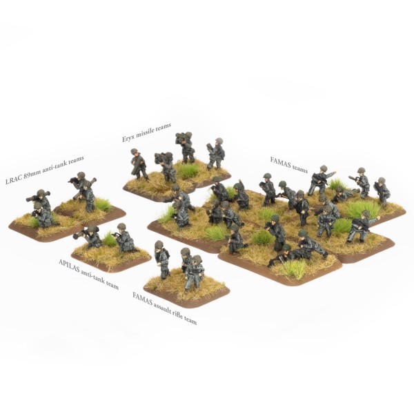Team Yankee French Infantry Platoon (x33 figures)