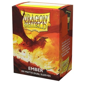 Dragon Shield Matte Dual Sleeves - Ember 'Alaric, Revolution Kindler' (100)