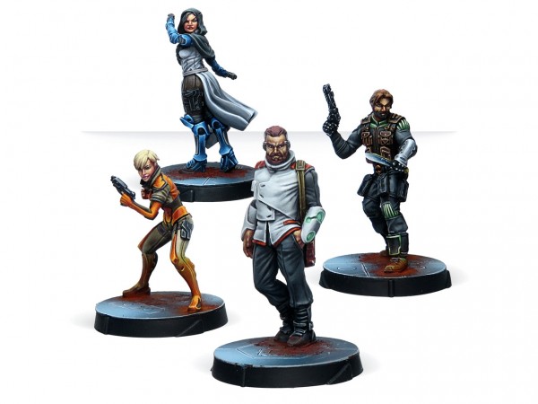 Agents of the Human Sphere. RPG Characters set Box