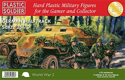 Plastic Soldier: 1/72 SdKfz 251 Ausf. D (Plastik x3)