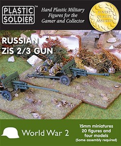 Plastic Soldier 15mm Russian Zis 2 and 3 AT-Gun (x4 für FoW)