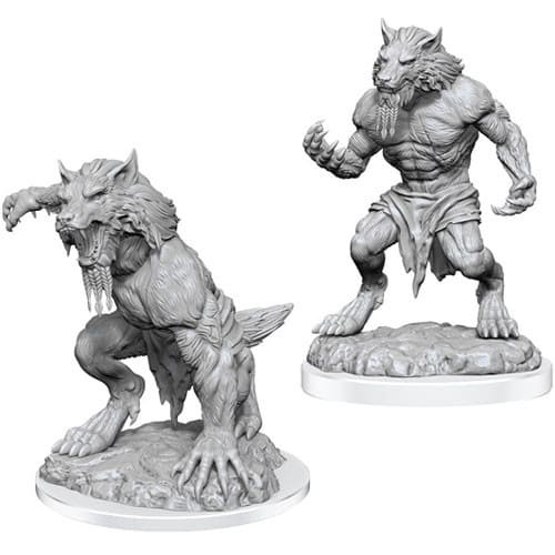 Critical Role Unpainted Miniatures - Fey Werewolves